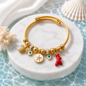 Evil eye with red Pandora