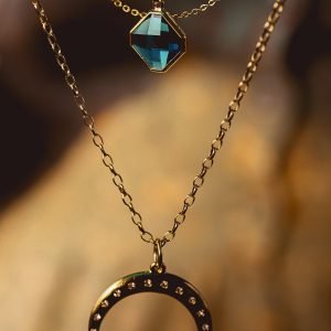 Crimson Pearl Pendant Necklace